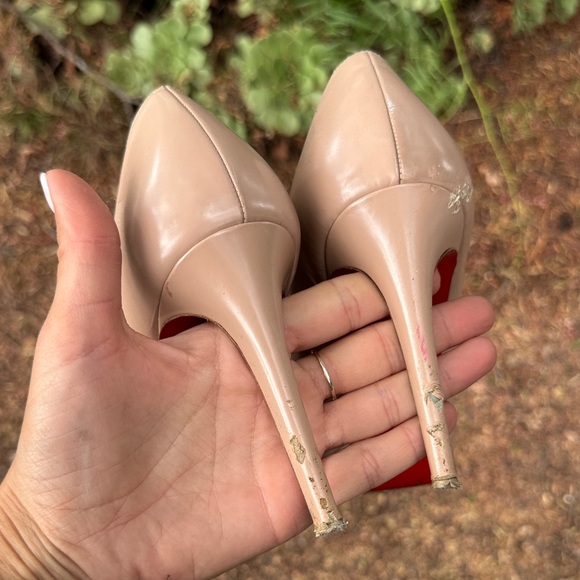 Christian Louboutin Blush Pink Heels - Picture 5 of 11